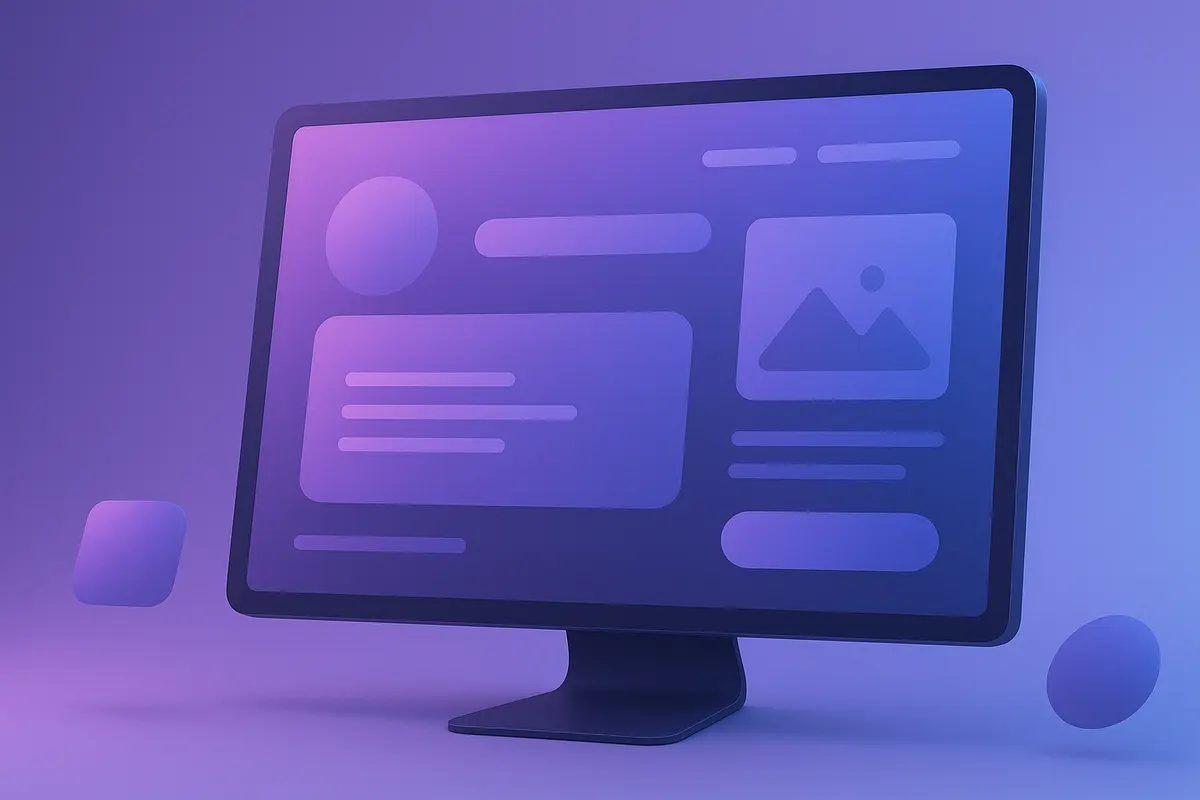 Tendances modernes du design de landing pages, mettant en avant l'esthétique et l'expérience utilisateur.
